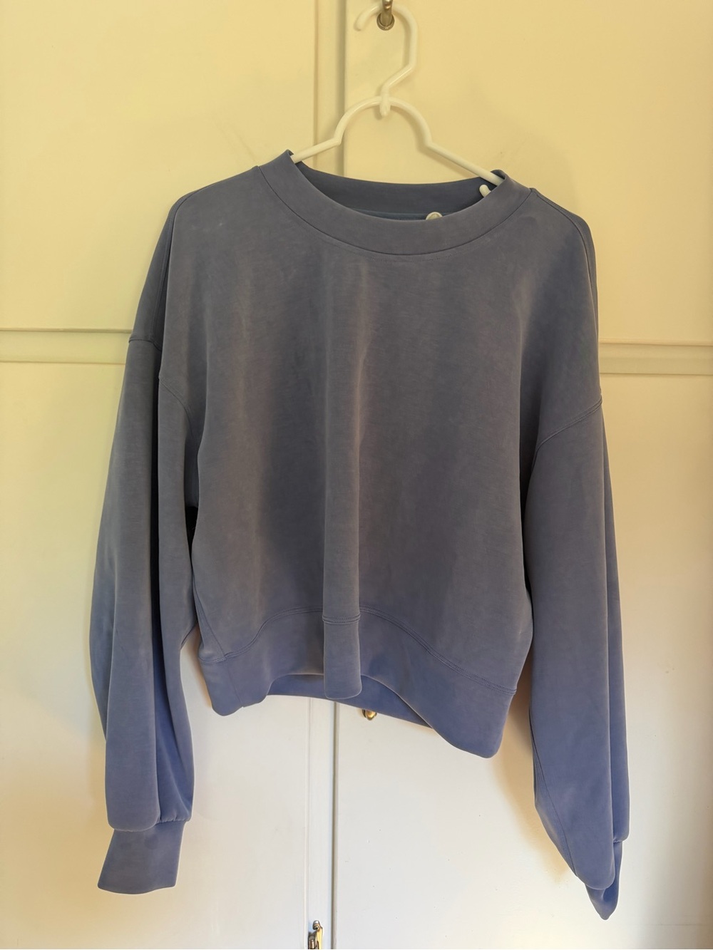 Lululemon Softstreme Crewneck Pullover Sweatshirt - Dusty Blue